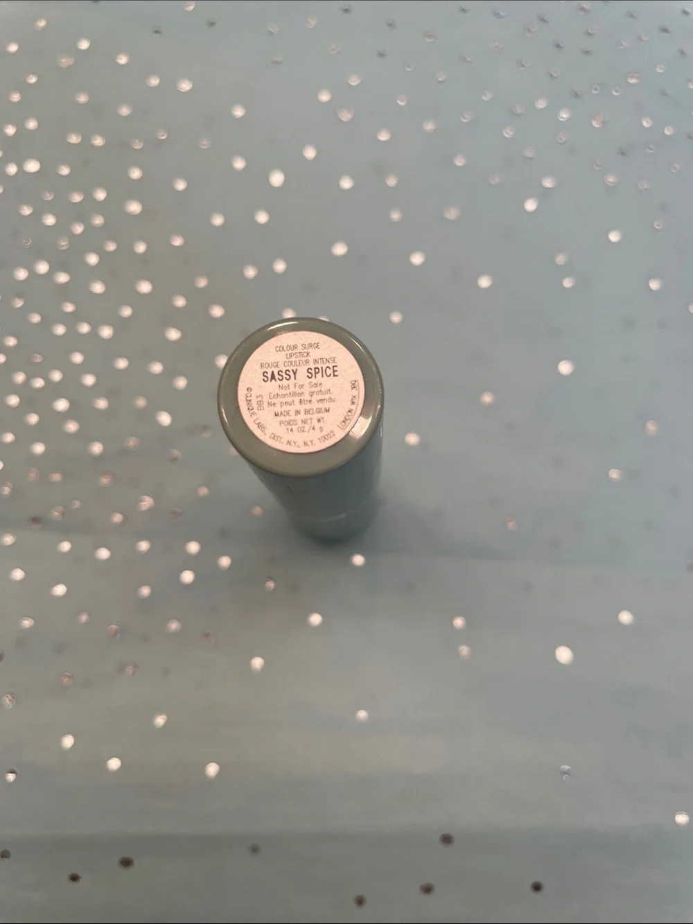 Clinique Color Surge Lipstick Vintage “Sassy Spice” Green Tube Discontinued 0.14